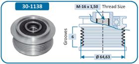 IJS 301138 - POLEA ALTERNADOR AUDI