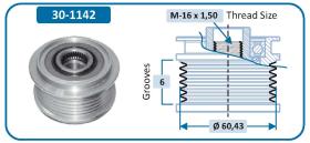 IJS 301142 - POLEA ALTERNADOR AUDI