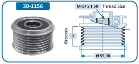 IJS 301156 - POLEA ALTERNADOR