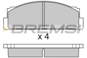 BREMSI BP2004 - PASTILLAS DE FRENO FIAT, LANCIA, INNOCENTI, FSO