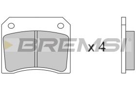 BREMSI BP2005 - PASTILLAS DE FRENO FIAT, PEUGEOT, DAIMLER, JENSEN