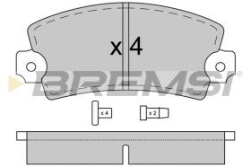 BREMSI BP2026 - PASTILLAS DE FRENO RENAULT, DACIA