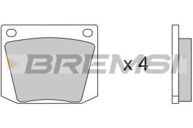 BREMSI BP2031 - PASTILLAS DE FRENO FORD, AUSTIN-HEALEY, TRIUMPH