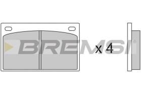 BREMSI BP2035 - PASTILLAS DE FRENO LANCIA, MITSUBISHI, VOLVO