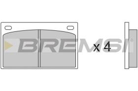 BREMSI BP2035 - PASTILLAS DE FRENO LANCIA, MITSUBISHI, VOLVO