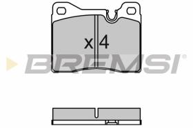 BREMSI BP2043 - PASTILLAS DE FRENO BMW