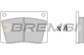 BREMSI BP2052 - PASTILLAS DE FRENO FIAT, BRISTOL, RELIANT, AUSTIN