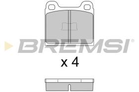 BREMSI BP2054 - PASTILLAS DE FRENO VW, AUDI