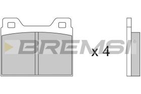 BREMSI BP2062 - PASTILLAS DE FRENO VOLVO, MITSUBISHI