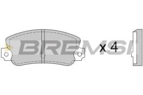 BREMSI BP2074 - PASTILLAS DE FRENO FIAT, LANCIA, AUTOBIANCHI