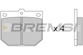 BREMSI BP2078 - PASTILLAS DE FRENO NISSAN, TOYOTA