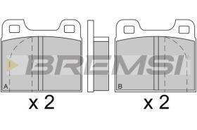 BREMSI BP2088 - PASTILLAS DE FRENO ALFA ROMEO, PORSCHE, FERRARI