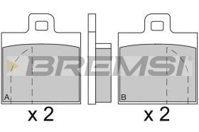 BREMSI BP2089 - JGO.PAST.FRENO ALFA ROMEO ALFASUD ALFA ROMEO AL