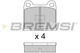 BREMSI BP2091 - PASTILLAS DE FRENO VW, AUDI, PORSCHE