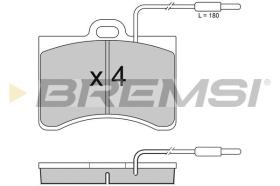 BREMSI BP2092 - PASTILLAS DE FRENO CITROEN