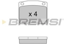 BREMSI BP2095 - PASTILLAS DE FRENO NISSAN, HONDA