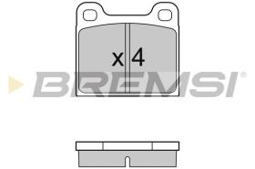 BREMSI BP2096 - PASTILLAS DE FRENO BMW, OPEL, VW, ALFA ROMEO