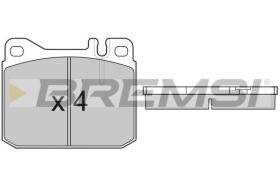 BREMSI BP2108 - PASTILLAS DE FRENO MERCEDES-BENZ