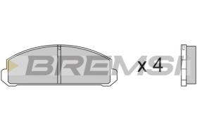 BREMSI BP2123 - PASTILLAS DE FRENO MAZDA