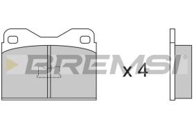 BREMSI BP2136 - PASTILLAS DE FRENO AUDI, PORSCHE