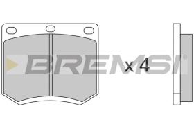 BREMSI BP2139 - PASTILLAS DE FRENO FORD, MORGAN, CATERHAM, TVR