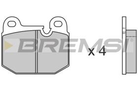 BREMSI BP2144 - PASTILLAS DE FRENO BMW