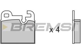 BREMSI BP2145 - PASTILLAS DE FRENO BMW