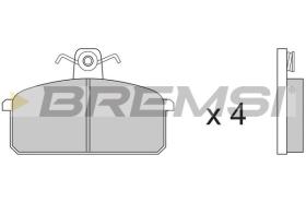 BREMSI BP2151 - PASTILLAS DE FRENO LANCIA, SUZUKI, SEAT