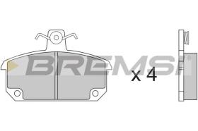 BREMSI BP2153 - JGO.PAST.FRENO RENAULT RENAULT 12 RENAULT RENAU