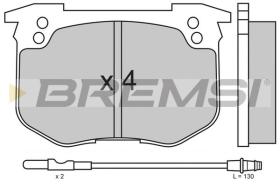 BREMSI BP2159 - PASTILLAS DE FRENO PEUGEOT, TALBOT, ALPINE