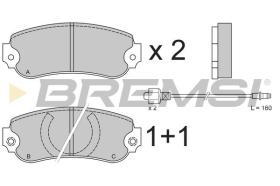 BREMSI BP2175 - JGO.PAST.FRENO TALBOT ALPINE TALBOT SIMCA 1510