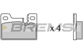 BREMSI BP2185 - PASTILLAS DE FRENO BMW