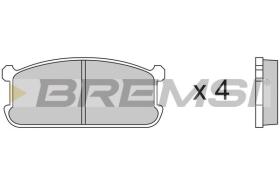 BREMSI BP2192 - PASTILLAS DE FRENO MITSUBISHI