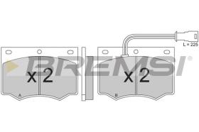 BREMSI BP2193 - PASTILLAS DE FRENO FORD