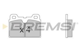 BREMSI BP2202 - PASTILLAS DE FRENO TALBOT