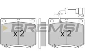 BREMSI BP2205 - PASTILLAS DE FRENO FORD