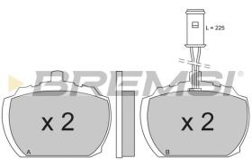 BREMSI BP2207 - PASTILLAS DE FRENO ROVER, RELIANT, BEDFORD