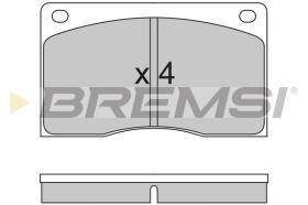 BREMSI BP2213 - PASTILLAS DE FRENO JAGUAR, DAIMLER, ASTON MARTIN