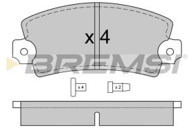 BREMSI BP2220 - PASTILLAS DE FRENO RENAULT, PEUGEOT, TALBOT