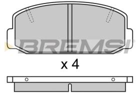 BREMSI BP2223 - PASTILLAS DE FRENO TOYOTA