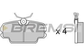 BREMSI BP2226 - PASTILLAS DE FRENO BMW, MERCEDES-BENZ, SAAB