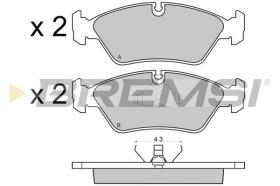 BREMSI BP2231 - PASTILLAS DE FRENO BMW, MASERATI, FERRARI, ALPINA