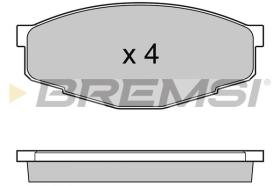 BREMSI BP2232 - PASTILLAS DE FRENO TOYOTA