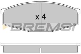 BREMSI BP2234 - PASTILLAS DE FRENO NISSAN