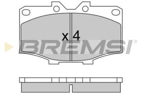 BREMSI BP2242 - PASTILLAS DE FRENO TOYOTA