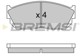 BREMSI BP2245 - PASTILLAS DE FRENO HONDA