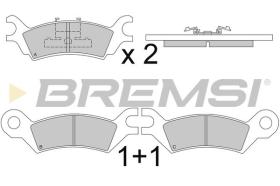 BREMSI BP2251 - PASTILLAS DE FRENO MAZDA