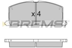 BREMSI BP2255 - PASTILLAS DE FRENO TOYOTA