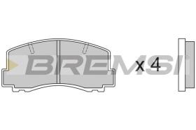 BREMSI BP2256 - PASTILLAS DE FRENO MITSUBISHI