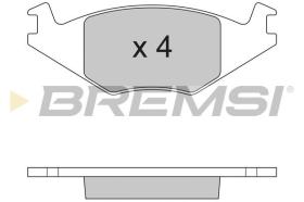 BREMSI BP2262 - PASTILLAS DE FRENO VW, SEAT